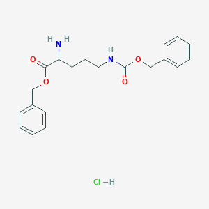 Benzyl 2-amino-5-(phenylmethoxycarbonylamino)pentanoate;hydrochloride