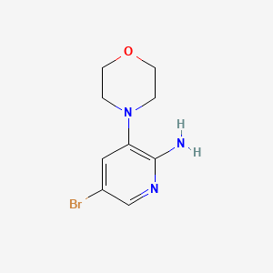 5-Bromo-3-morpholinopyridin-2-amine