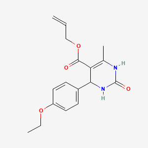 molecular formula C17H20N2O4 B13821093 4-(4-Ethoxy-phenyl)-6-methyl-2-oxo-1,2,3,4-tetrahydro-pyrimidine-5-carboxylic acid allyl ester 