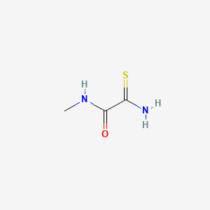 molecular formula C3H6N2OS B13821116 2-Amino-N-methyl-2-thioxoacetamide CAS No. 41168-87-0