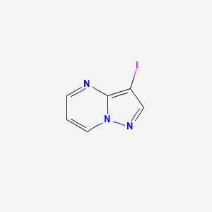 molecular formula C6H4IN3 B1382113 3-Iodopyrazolo[1,5-a]pyrimidine CAS No. 1701484-67-4