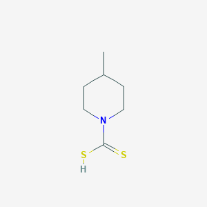 molecular formula C7H13NS2 B13821207 4-methylpiperidine-1-carbodithioic Acid CAS No. 45798-02-5