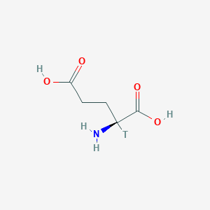 molecular formula C5H9NO4 B13821269 Glutamic acid,l-,[3h(g)] 