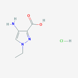 4-Amino-1-ethyl-1H-pyrazole-3-carboxylic acid hydrochloride