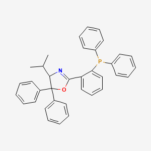 molecular formula C36H32NOP B13821410 [2-(5,5-diphenyl-4-propan-2-yl-4H-1,3-oxazol-2-yl)phenyl]-diphenylphosphane 