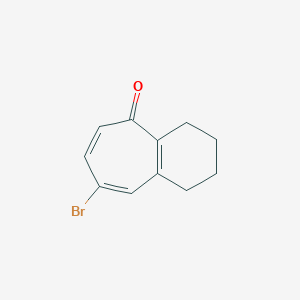 molecular formula C11H11BrO B13821453 8-Bromo-1,2,3,4-tetrahydro-benzocyclohepten-5-one 