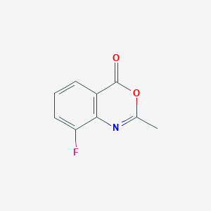 molecular formula C9H6FNO2 B1382147 8-fluoro-2-methyl-4H-benzo[d][1,3]oxazin-4-one CAS No. 1044749-59-8