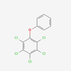 molecular formula C12H5Cl5O B13821473 2,3,4,5,6-Pentachlorodiphenyl ether CAS No. 22274-42-6