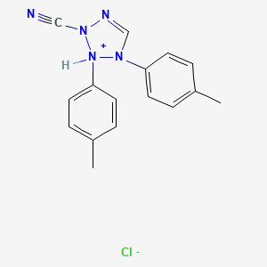 1,2-bis(4-methylphenyl)-2H-tetrazol-2-ium-3-carbonitrile;chloride