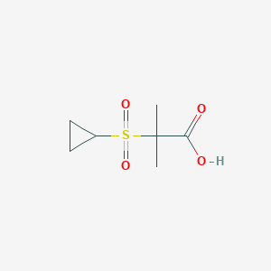 2-(Cyclopropanesulfonyl)-2-methylpropanoic acid