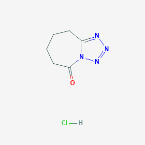 molecular formula C6H9ClN4O B13821513 Pentazolone hydrochloride 