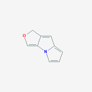 molecular formula C9H7NO B13821539 1H-Furo[3,4-B]pyrrolizine CAS No. 340701-63-5