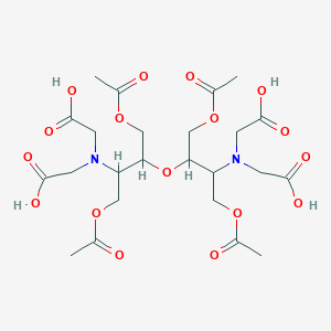 molecular formula C24H36N2O17 B13821552 Tetraacetoxymethyl bis(2-aminoethyl)ether N,N,N',N'-tetraacetic acid 