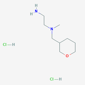 (2-Aminoethyl)(methyl)(oxan-3-ylmethyl)amine dihydrochloride