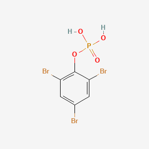 Phenol, 2,4,6-tribromo-, dihydrogen phosphate