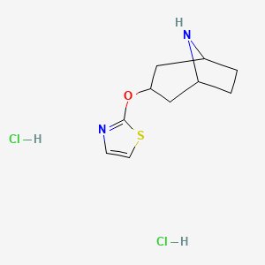 2-((8-Azabicyclo[3.2.1]octan-3-yl)oxy)thiazole dihydrochloride