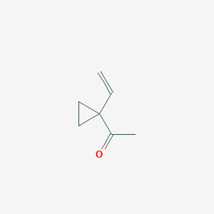 B138216 1-(1-Vinylcyclopropyl)ethanone CAS No. 146857-45-6