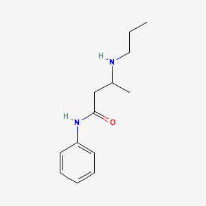 molecular formula C13H20N2O B1382161 N-phenyl-3-(propylamino)butanamide CAS No. 1601839-11-5