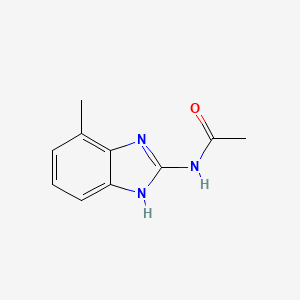 Acetamide,N-(4-methyl-1H-benzo[D]imidazol-2-YL)-