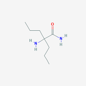 molecular formula C8H18N2O B13821686 Pentanamide,2-amino-2-propyl- 