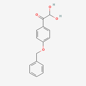 molecular formula C15H14O4 B13821751 1-(4-Benzyloxyphenyl)-glyoxal 