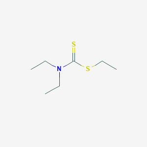 molecular formula C7H15NS2 B13821769 Carbamodithioic acid, diethyl-, ethyl ester CAS No. 4740-11-8