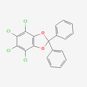 4,5,6,7-Tetrachloro-2,2-diphenyl-1,3-benzodioxole