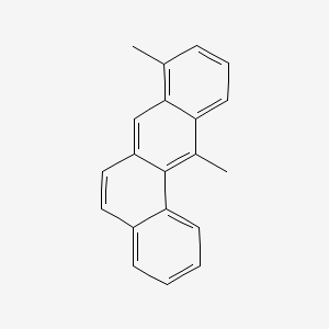 molecular formula C20H16 B13821800 Benz(a)anthracene, 8,12-dimethyl- CAS No. 20627-31-0