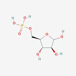 molecular formula C5H11O8P B13821805 5-O-phosphono-D-arabinofuranose 