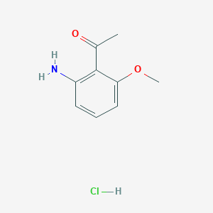1-(2-Amino-6-methoxyphenyl)ethan-1-one hydrochloride