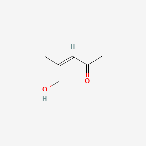 molecular formula C6H10O2 B13821851 (Z)-5-hydroxy-4-methylpent-3-en-2-one 