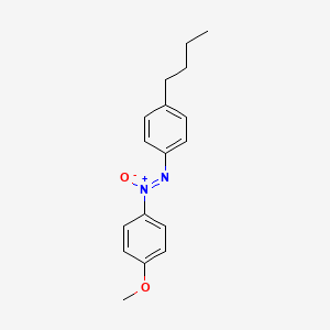 molecular formula C17H20N2O2 B13821857 Diazene, (4-butylphenyl)(4-methoxyphenyl)-, 1-oxide CAS No. 31401-36-2