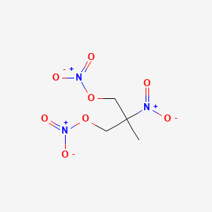 molecular formula C4H7N3O8 B13821868 1,3-Propanediol, 2-methyl-2-nitro-, dinitrate CAS No. 4055-94-1