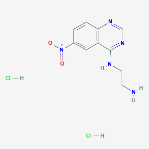 N-(2-aminoethyl)-6-nitroquinazolin-4-amine dihydrochloride
