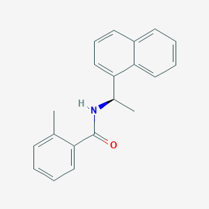 molecular formula C20H19NO B13821888 2-Methyl-N-(1R-naphthalen-1-yl-ethyl)-benzamide 