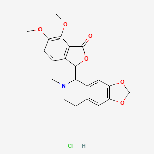 molecular formula C21H22ClNO6 B13821904 Isocoryne hydrochloride 