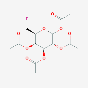 [(2S,3S,4S,5R)-4,5,6-triacetyloxy-2-(fluoromethyl)oxan-3-yl] acetate