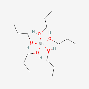 molecular formula C15H40NbO5 B13821932 Pentapropoxyniobium 