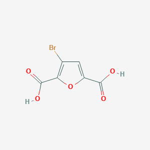 molecular formula C6H3BrO5 B1382194 3-Bromofuran-2,5-dicarboxylic acid CAS No. 4806-00-2