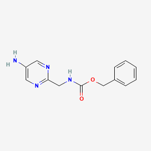 Benzyl [(5-aminopyrimidin-2-yl)methyl]carbamate