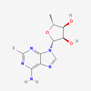 molecular formula C10H12FN5O3 B13821977 2-Fluoro-5'-deoxyadenosine 