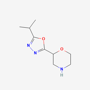 2-[5-(Propan-2-yl)-1,3,4-oxadiazol-2-yl]morpholine