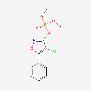 4-Chloro-5-phenyl-3-isoxazolyl dimethyl phosphate