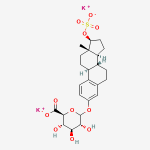 1,3,5(10)-Estratriene-3,17beta-diol 3-glucuronide 17-sulfate