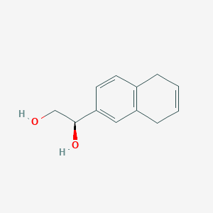 molecular formula C12H14O2 B13822035 (R)-1-(5,8-dihydronaphthalen-2-yl)ethane-1,2-diol 