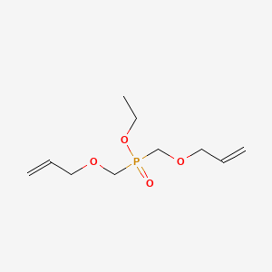 Phosphinic acid, bis(allyloxymethyl)-, ethyl ester