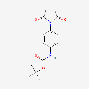 tert-butyl N-[4-(2,5-dioxo-2,5-dihydro-1H-pyrrol-1-yl)phenyl]carbamate