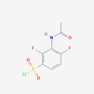 3-Acetamido-2,4-difluorobenzene-1-sulfonyl chloride