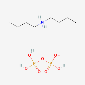 molecular formula C8H23NO7P2 B13822160 Dibutylazanium;phosphono hydrogen phosphate CAS No. 59562-58-2