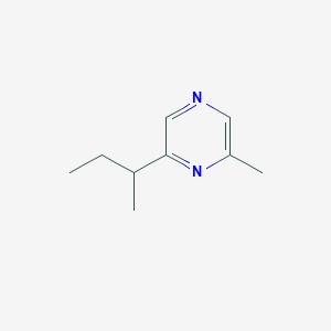 molecular formula C9H14N2 B13822161 2-Methyl-6-sec-butylpyrazine CAS No. 32184-50-2